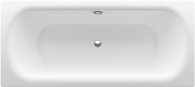 Bette L200 Stahl-Einbauwanne 1700x750x450mm weiß mit Mittelablauf