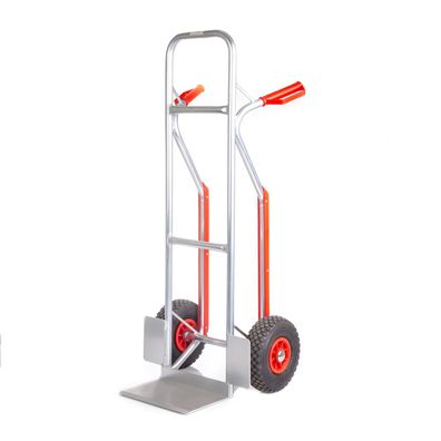 Alu Sackkarre mit Luftreifen 200 kg Tragkraft stabile Transportkarre AKTION