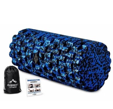 Everest Fitness Faszienrolle 33cm Foam Roller 3D Massage Rolle Rücken