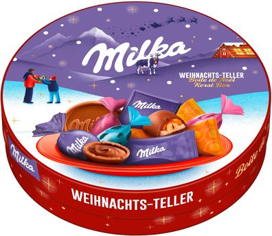 Milka Weihnachtsteller 19 Stück  195 g