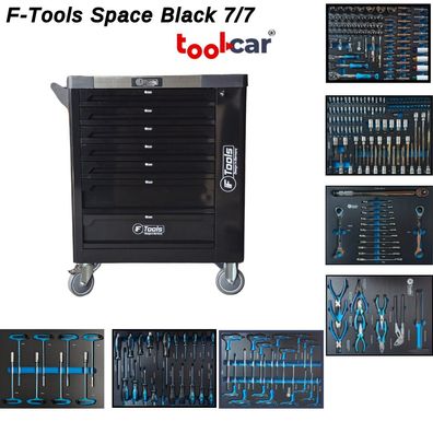 F-Tools Werkzeugwagen 7/7 bestückt XXL Werkstattwagen