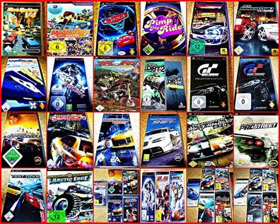 Sony PSP Rennspiele Auswahl: NFS-NEED FOR SPEED, GT Gran Tourismo; Cars, MX, Racer