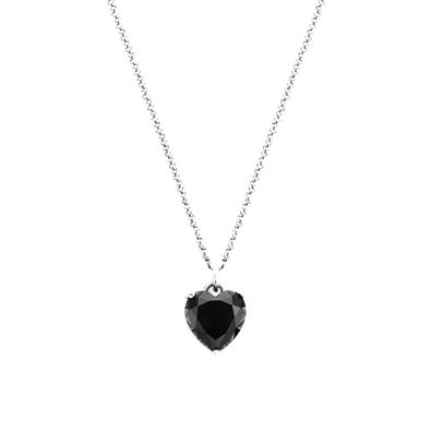 Engelsrufer Anhänger mit Kette Shinyheart ERN-SHINYHEART-ZIB Silber Zirkonia schwarz