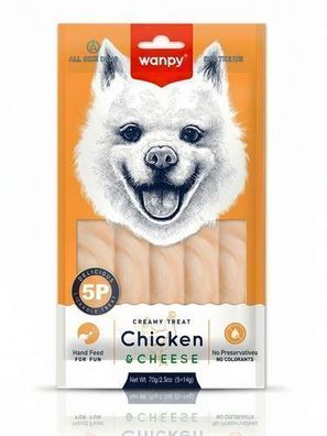 WANPY für Hunde Creamy Treat Hühnchen & KÄSE 70 g