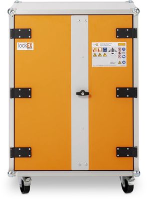 Akku-Ladeschrank Basic 8/10, 230 V mit Rollen