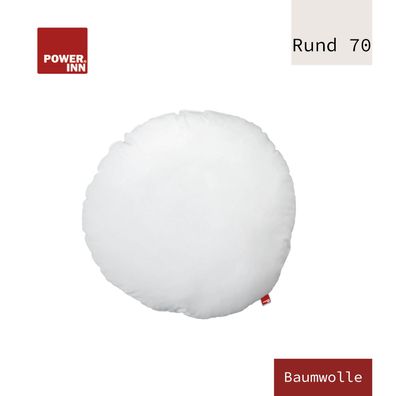 POWER INN® Innenkissen Baumwolle | Rund