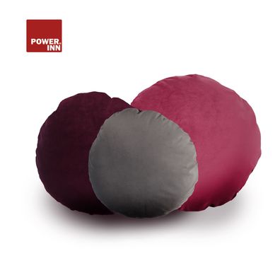POWER INN® Kissenbezug Samtstoff | Rund | versch. Größen und Farben