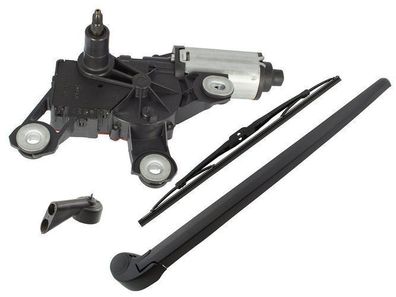 Heckwischermotor + Arm + Wischerblatt + Düse Set für Audi
