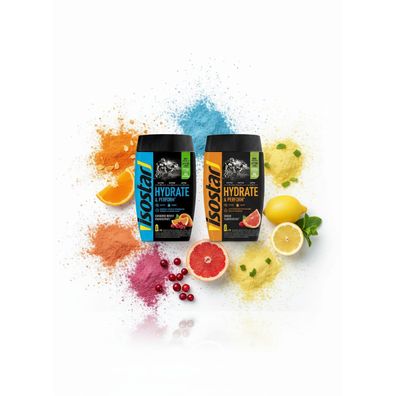 Isostar Hydrate & Perform isotonisches Elektrolytgetränk 400g Dose