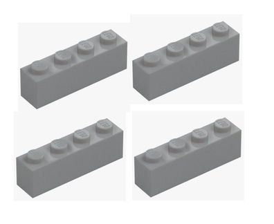LEGO® 4x Stein 1x4 Hellgrau Medium Stone Grey 3010 4211394 Baustein Brick NEU