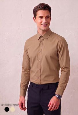 Herren Hemd Slim Fit Business Hochzeit Freizeit Langarm Elegant Knopfleist M-XXL