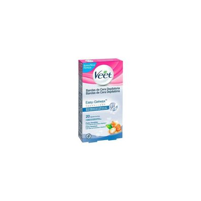 Veet Bandas De Cera Depilatorias Corporales Pure Piel Sensible 20