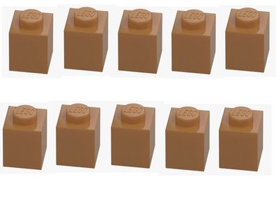 LEGO® 10x Stein 1x1 Medium Nougat 3005 6057986 Baustein Ersatzteil Einzelteile