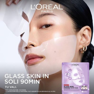 L'Oréal Revitalift GLASS SKIN Hydrogel-Glowmaske 1 Stck