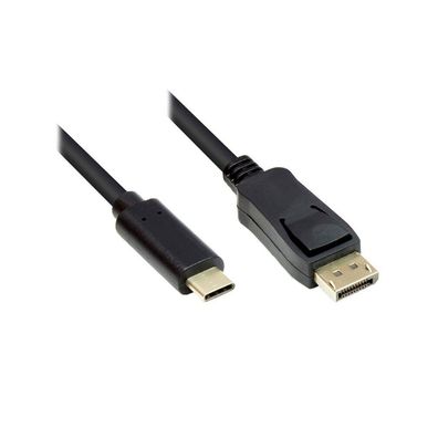 Good Connections, Adapterkabel USB-C an DP1.2 schwarz 2m