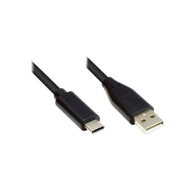 Good Connections USB2.0 Kabel, A-C schw. 2m