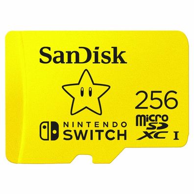 Nintendo Switch 256 GB microSDXC (gelb, UHS-I U3, V30)