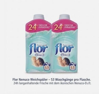 2er Pack Nenucov Weichspüler - 2,05L, 118WL (2x59WL)