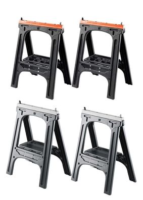 Allzweckbock 2er Set Kunststoff 300 kg grau faltbar