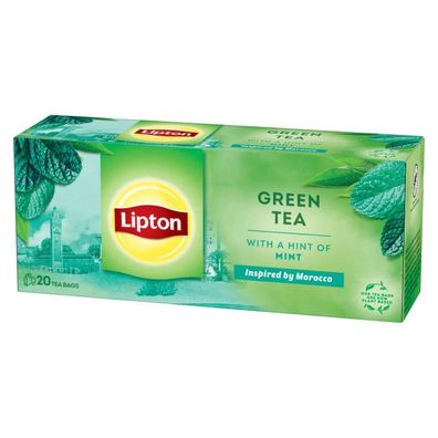 Lipton Grüner Tee Minze 20 Teebeutel