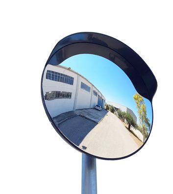 SNS Safety Ltd Verkehrsspiegel konvex 60 cm Schwarz für Einfahrt und Lager