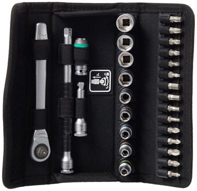 Wera 8100 SA 8 Zyklop Metal Knarrensatz 1/4 Zoll metrisch Umschalthebel