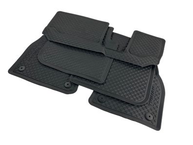 Original VW Gummi Fussmatten Gummimatten Tiguan Allspace BW schwarz Allwetter 5x