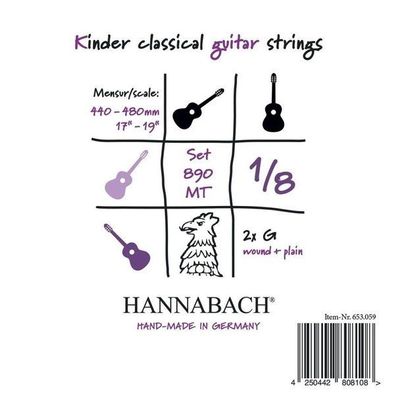 Hannabach Hannabach 890MT 1/8