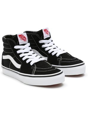 Vans Youth Unisex Kids Lifestyle Classic FTW Sneaker Uy Sk8-Hi Black/True White