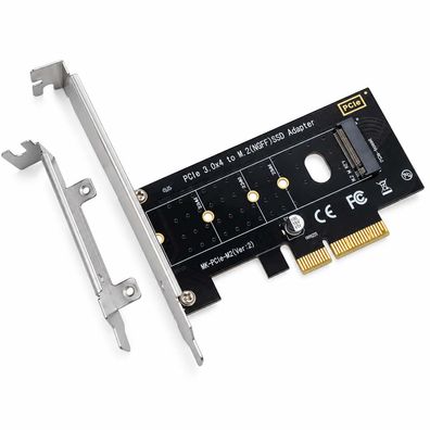 C75 M.2 M2 NVMe SSD zu PCI-E PCI-Express PCIe x4 Adapter Konverter Karte M, M+B Key