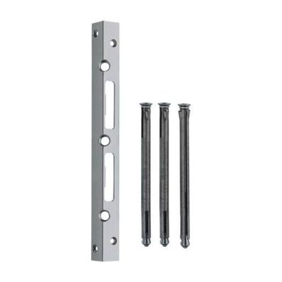 Ikon Winkel-Sicherheitsschließblech 9M48 für Türen 25x25x3x300 mm, verzinkt