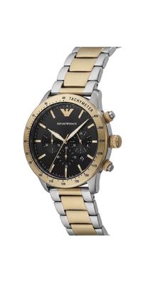 Emporio Armani Mario Chronograph Herrenuhr Bicolor AR11521