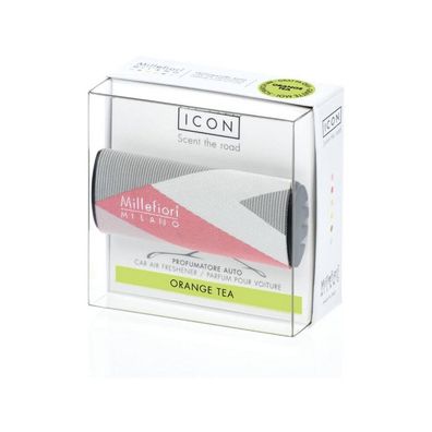 Auto-Duft-Symbol Textil Geometrische Orange Tee
