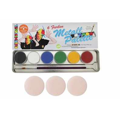Face Paint Palette, Assorted Colors, 6 Colors