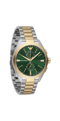 Emporio Armani Claudio Chronograph Herrenuhr Bicolor AR11511