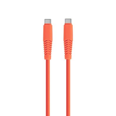 Setty Ladekabel USB-C auf USB-C KSC-C-1.5210 1,5m 10.5W 2,1A Orange