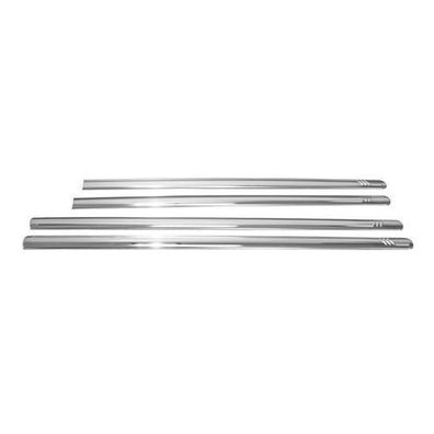 Seitentürleiste Türschutzleiste für VW Caddy 2003-2015 Langer Chrom Edelstahl 4x