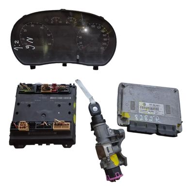 VW Polo 9N 1,2 47kw 03E906033L 64PS AZQ Motorsteuergerät Set 26yn