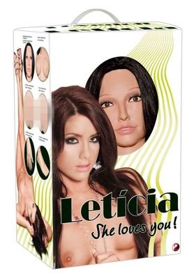 You2Toys Lovedoll Leticia, Lebensgrosse Liebespuppe, 3D-Gesicht
