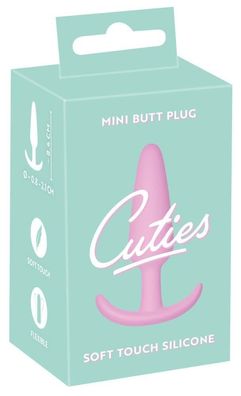 Cuties Silikon Mini Butt Plug - Perfekter Einsteigerplug