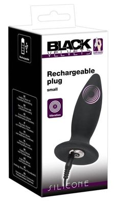 Black Velvets Vibro-Analplug - 7 Vibrationsmodi, wiederaufladbar