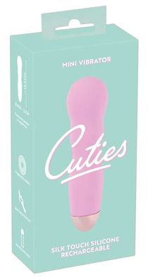 Cuties Mini Vibrator Rose, 7 Modi, wasserdicht, wiederaufladbar, Magenta