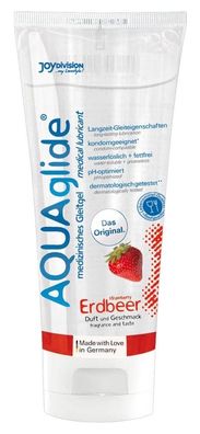 Joydivision AQUAglide Erdbeere Veganes Gleitgel 100 ml
