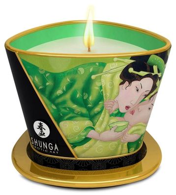Shunga Luxus Massagekerze Rosen170 Exotic Green Tea (170 ml)