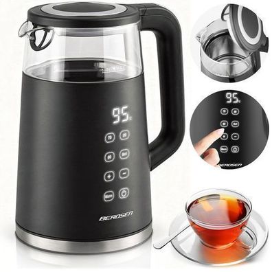 Elektrischer Wasserkocher 1,7 l Berdsen BD-707 schwarz