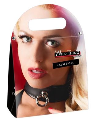 Wild Thing by Zado - Leder Halsfessel, 4 cm breit unisize