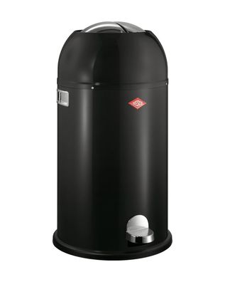 Wesco Kickmaster Abfallsammler 33 L Stahl schwarz mit Dämpfer Defekt