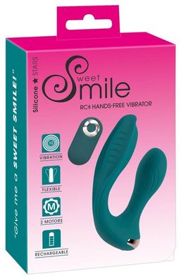 Sweet Smile Doppelvibrator - RC Hands-free für Dual-Stimulation