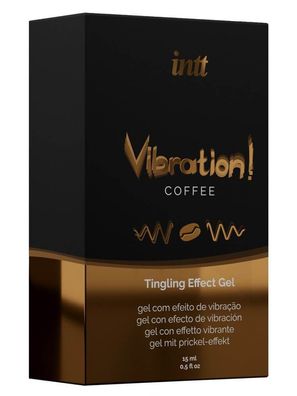 Intt Vibration Coffee Gel 15 ml, Kaffeearoma - Amazonasregion - Tingling Effect