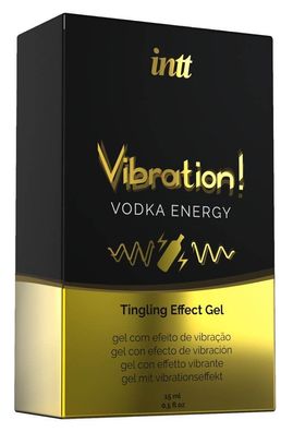 intt Vibration Vodka Energy Gel - Tingling Effect, 15ml